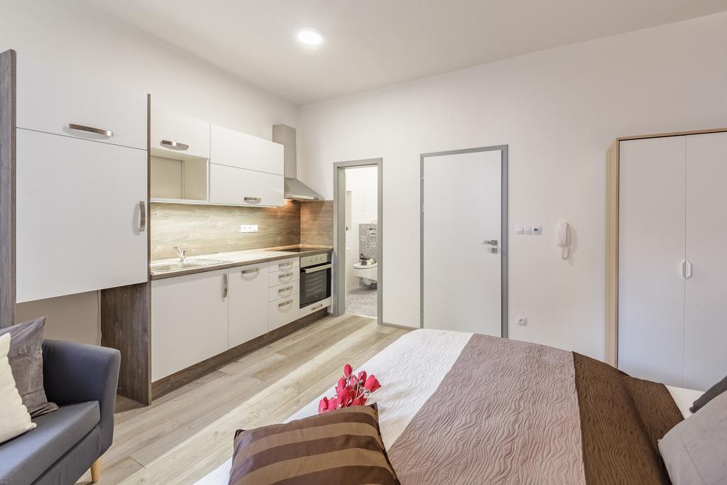 Downtown Royal Apartments Ceske Budejovice Dış mekan fotoğraf